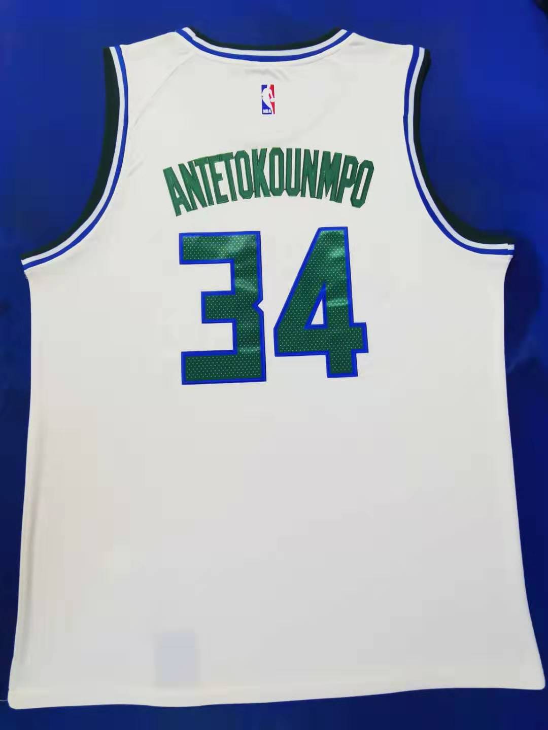 2020 Men Milwaukee Bucks 34 Antetokounmp white city edition NBA Nike Jerseys